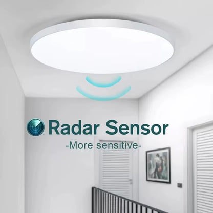 Radar Sensor Ceiling Lamp LED Sensitive Motion Sensor Lights for Hallway 15W 20W 40W Cold White Ceiling Lights for Room Corridor