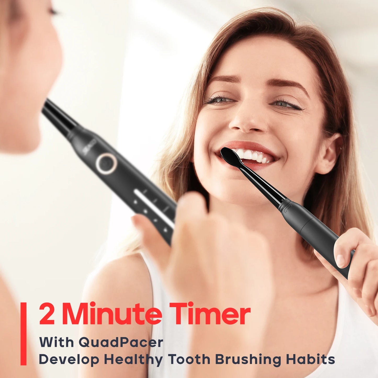 Sonic Electric Toothbrush Tooth Brush USB Rechargeable Adult Ultrasonic Teeth Cleaning 10 Replacement Toothbrush Heads