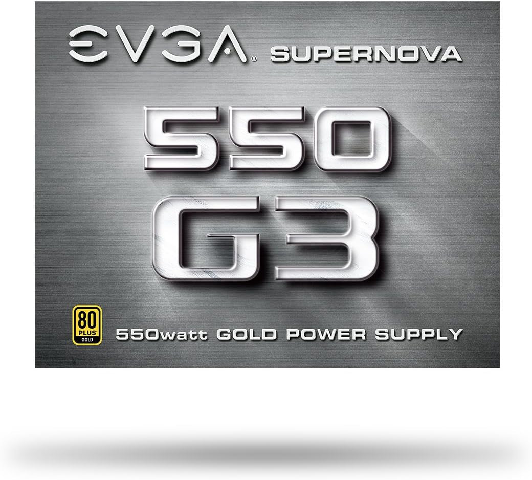 Supernova 550 G3, 80 plus Gold 550W, Fully Modular, Eco Mode with New HDB Fan, 7 Year Warranty, Includes Power on Self Tester, Compact 150Mm Size, Power Supply 220-G3-0550-Y1