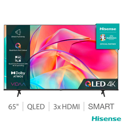 65E7KQTUK 65 Inch QLED 4K Ultra HD Smart TV