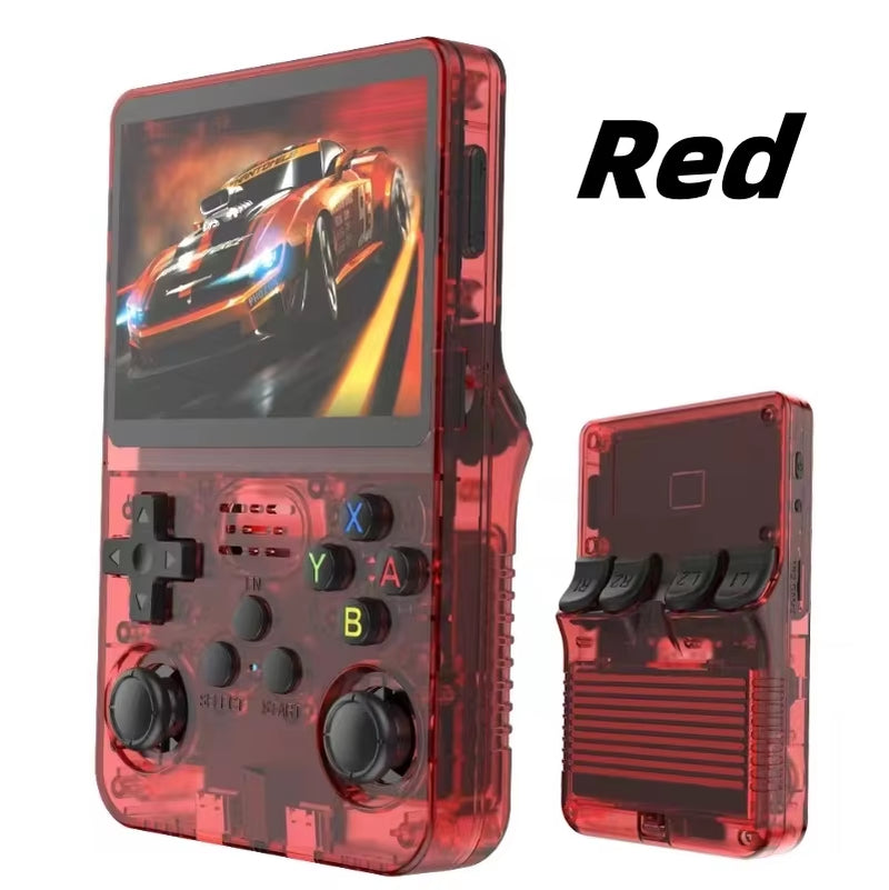 ARKOS  Retro Handheld Video Game Console Linux System 3.5 Inch IPS Screen R35S plus Portable Pocket Video Player 64GB 128GB