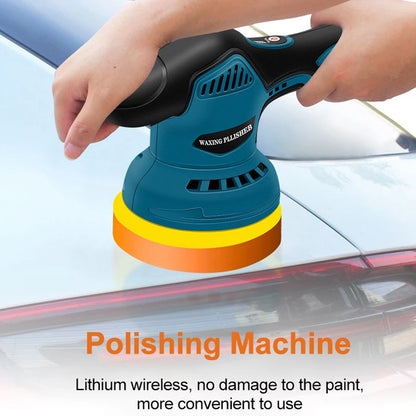 12V Wireless Car Polisher 2800-5500Rpm Cordless Car Polishing Machine Electric Polishing Wax Tool Noiseless 8 Variable Speeds