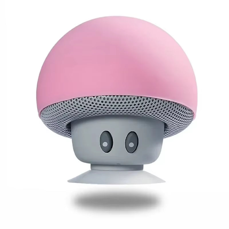 Mini Bluetooth Mushroom Speaker Waterproof Can Be Used as a Mobile Phone Holder Suitable for Family Parties and Small Parties