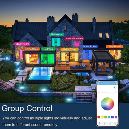 Modern Ceiling Lamps RGB Dimming Home Lighting APP Bluetooth Music Light 42W 60W Smart Ceiling Lights with Remote Control AC220V