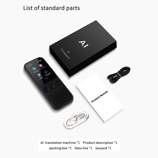 2024 New Portable Audio Translator 138 Language Smart Translator Offline in Real Time Smart AI Voice Instant Language Translator