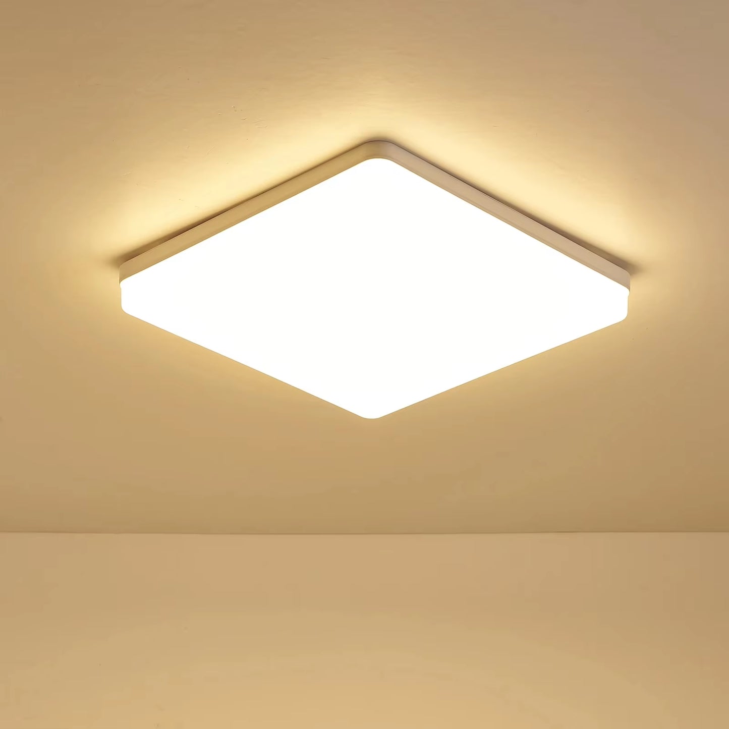 Morden Leds Ceiling Light Flush Mounting 18W 24W 36W 48W Square Ceiling Lamp for Kitchen Bedroom Hallway Warm / White Light