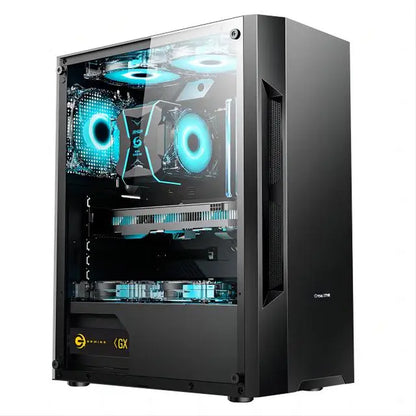 Gaming PC Core I7 CPU with 16G RAM 256G SSD HD4600 ATX/ITX/M-ATX Full View Side Panel Temper Glass Front Gaming Pc Game