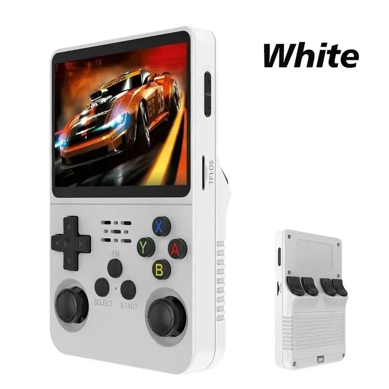 ARKOS  Retro Handheld Video Game Console Linux System 3.5 Inch IPS Screen R35S plus Portable Pocket Video Player 64GB 128GB