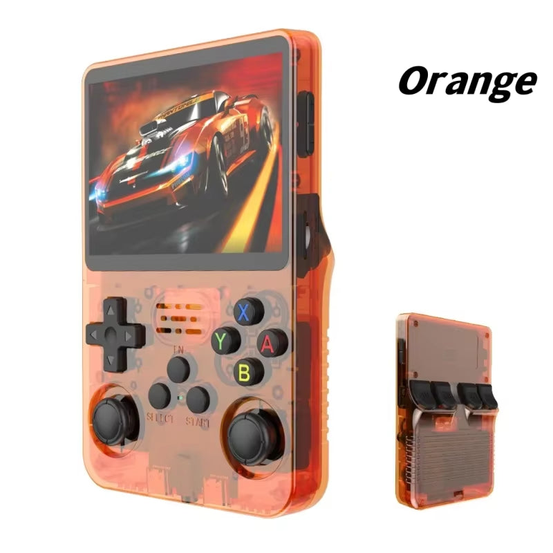 ARKOS  Retro Handheld Video Game Console Linux System 3.5 Inch IPS Screen R35S plus Portable Pocket Video Player 64GB 128GB