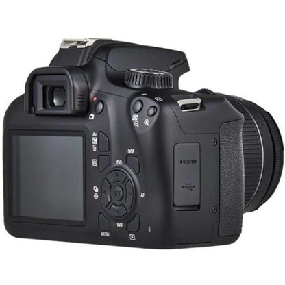 Canon EOS 4000D / Rebel T100 DSLR Camera + EF-S 18-55Mm Lens + Sandisk 64GB Memory Card +  Bundle