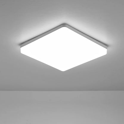 Morden Leds Ceiling Light Flush Mounting 18W 24W 36W 48W Square Ceiling Lamp for Kitchen Bedroom Hallway Warm / White Light